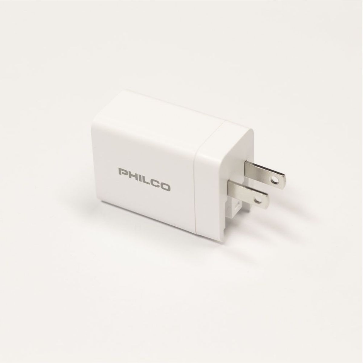 PHILCO - Cargador de pared PHILCO PD33W USB A + Tipo C  FLP4333A WH Blanco