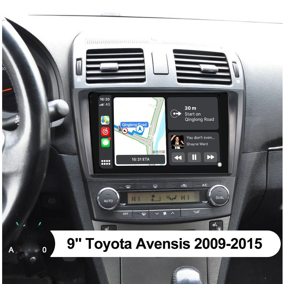 GENERICO - Autoradio Toyota Avensis 2009-2015 +Cámara Full HD