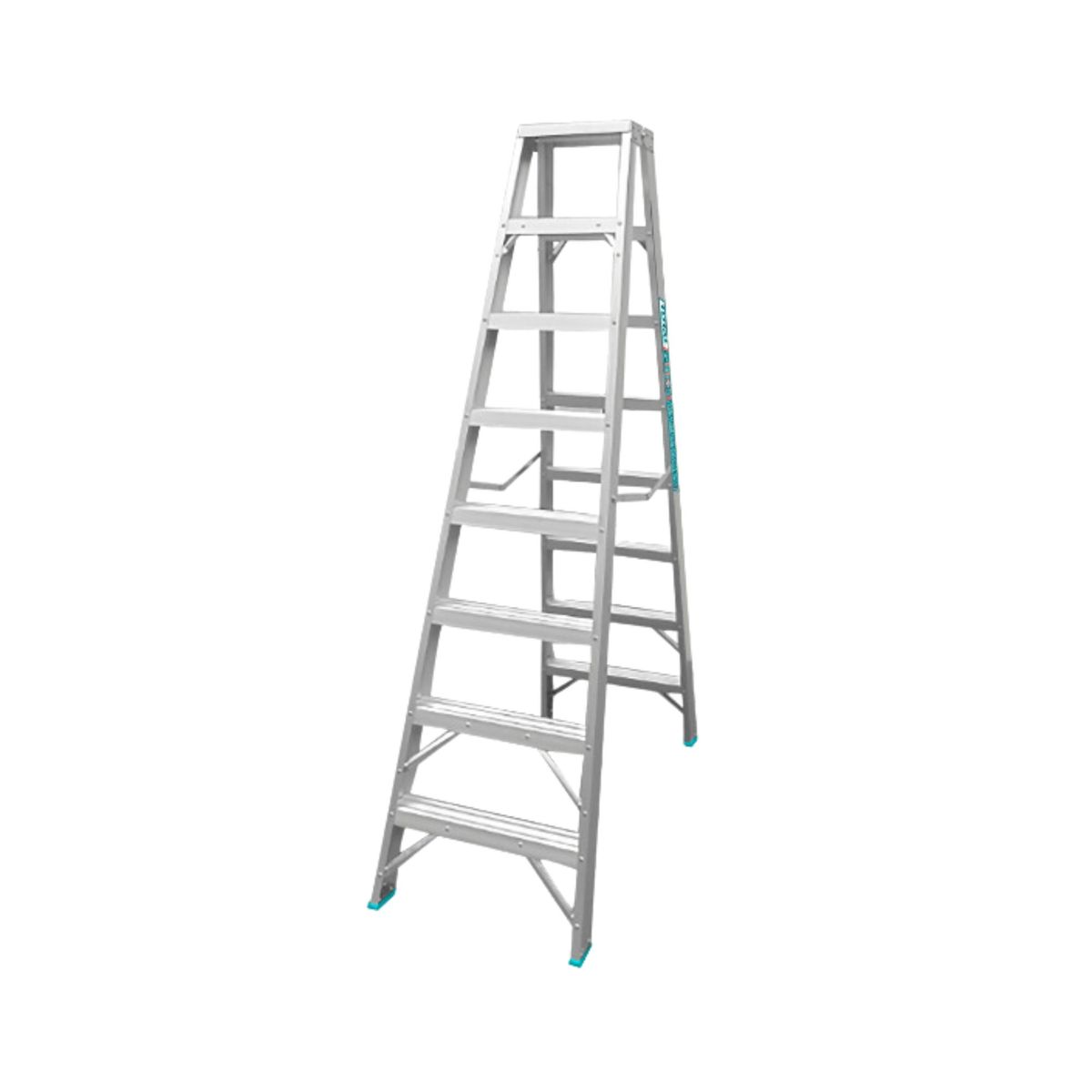 Escalera tijera doble acceso 8 peldaños soporta 150Kg Total, marca Total Tools - Foto Principal