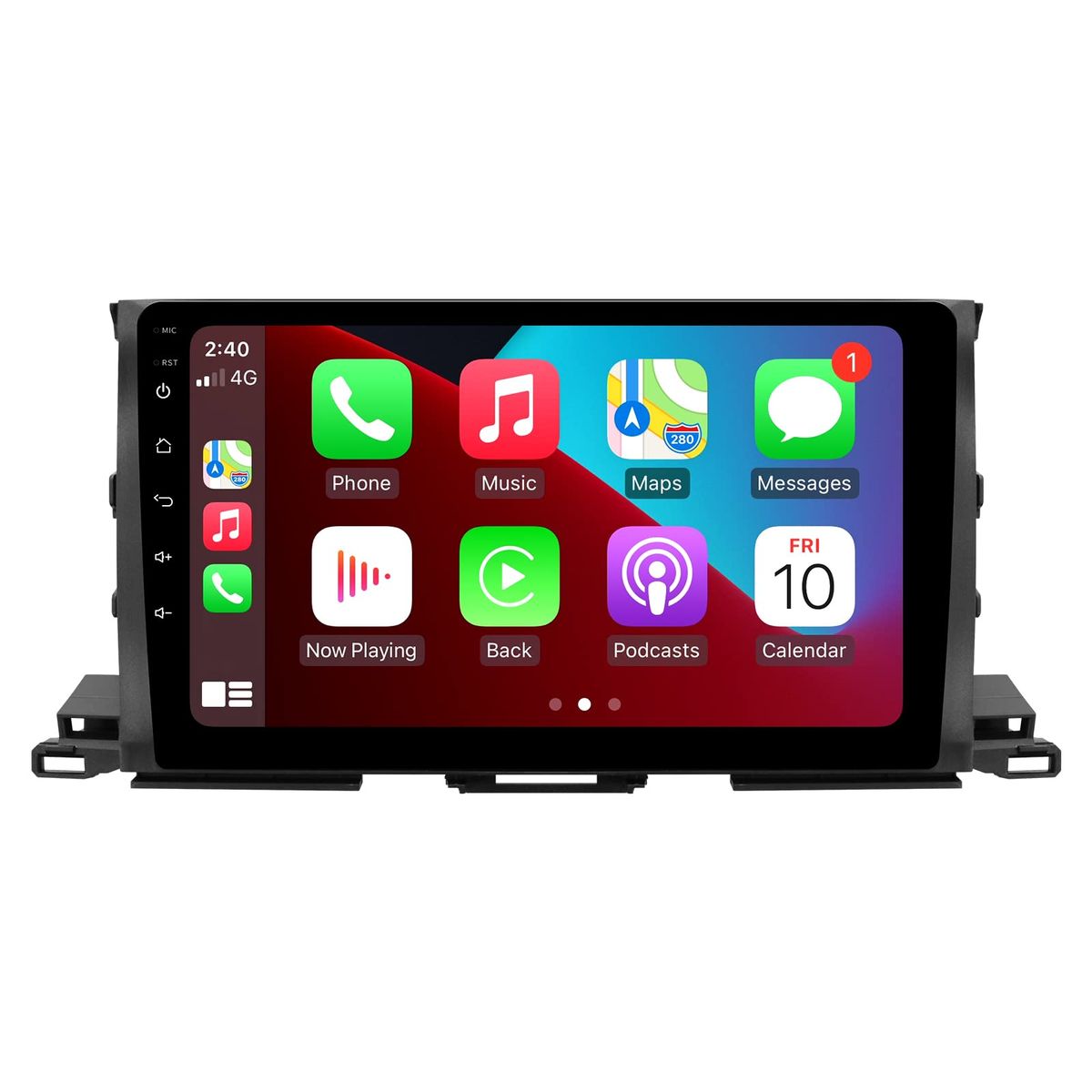 GENERICO - Autoradio Toyota Highlander 2014-2019 +Cámara Full HD