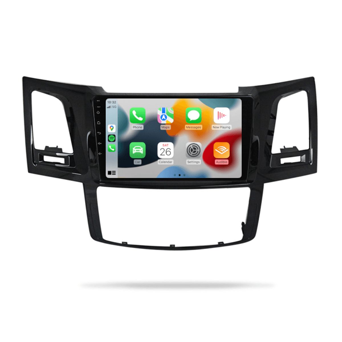 GENERICO - Autoradio Toyota Hilux Vigo AC Auto 2005-2014 +Cámara Full HD