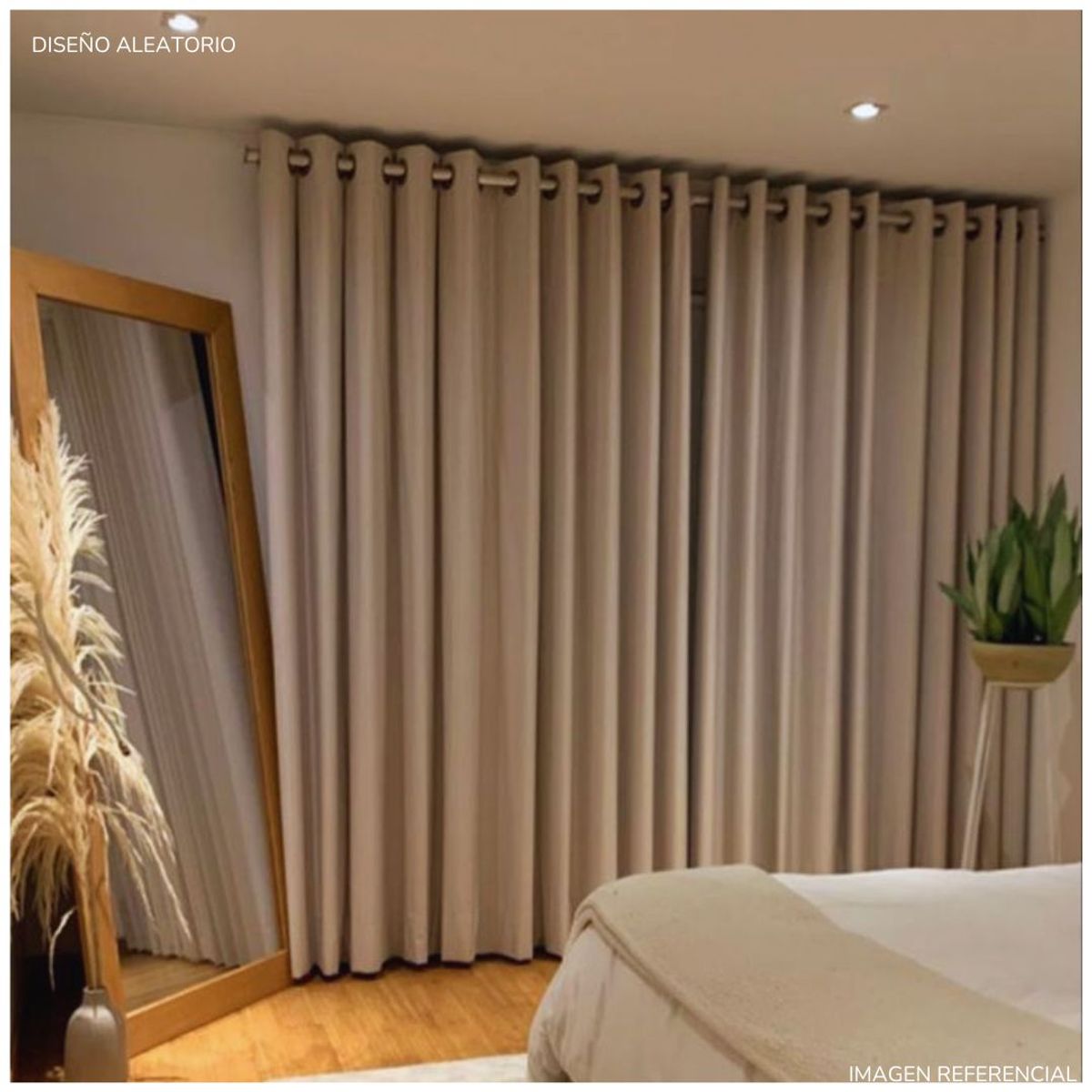 INSPIRA MARKET - Cortina de Sala Oficina Habitación Cuarto 140 x 240