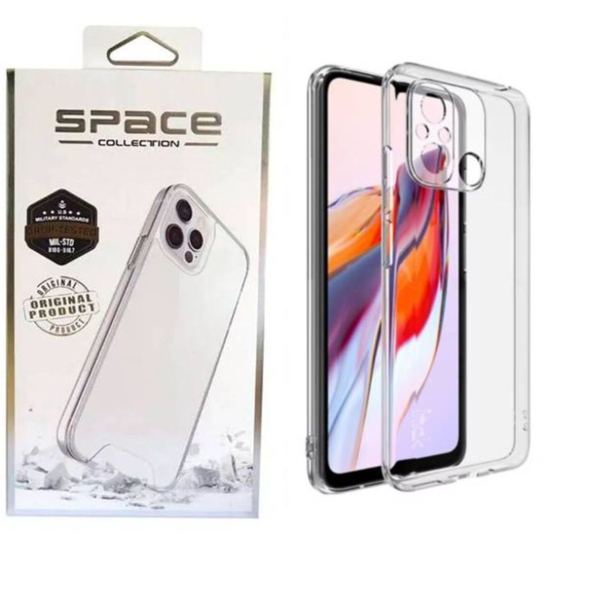SPACE - Case Space Transparente para Redmi 12C
