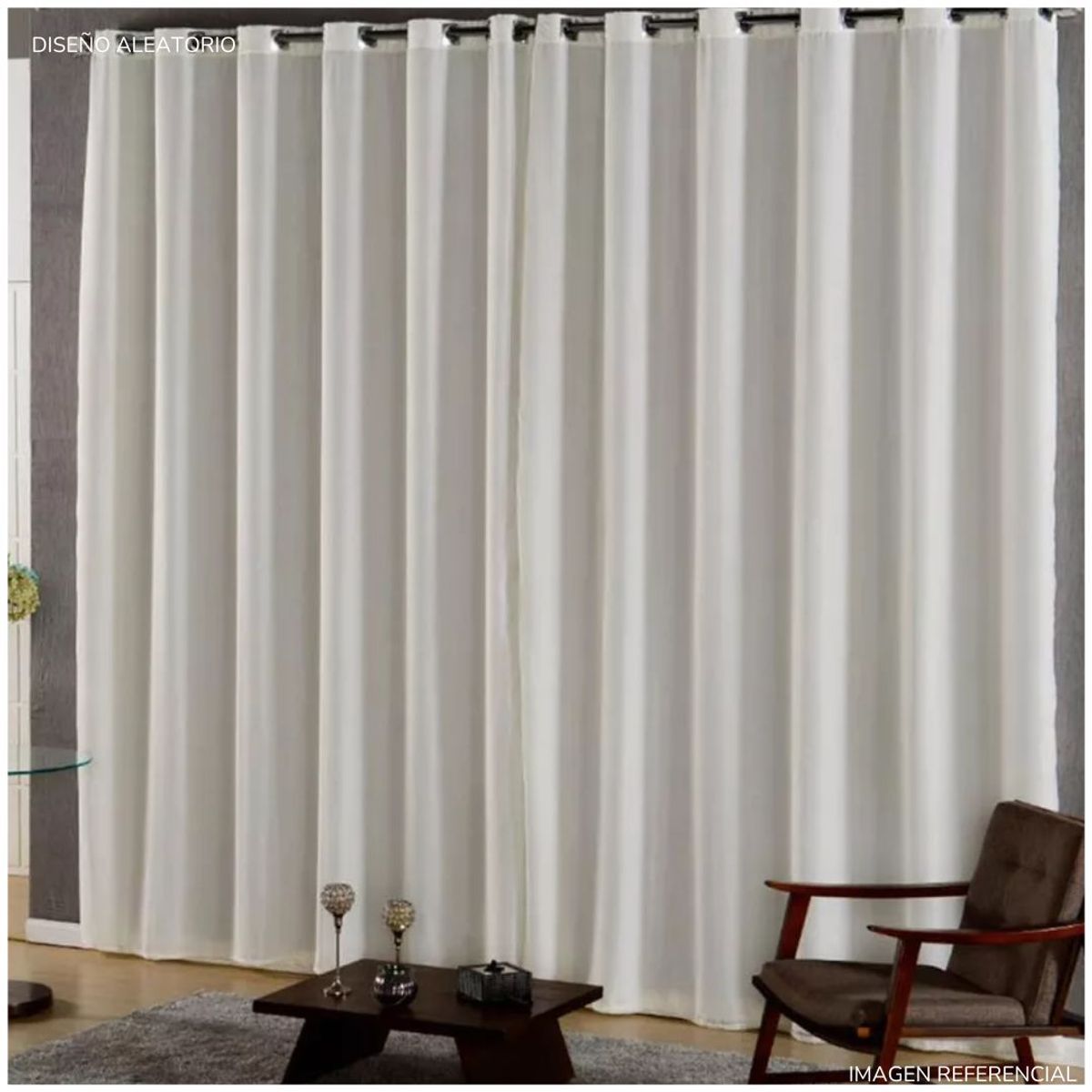 INSPIRA MARKET - Cortina de Sala Oficina Habitación Cuarto 140 x 240