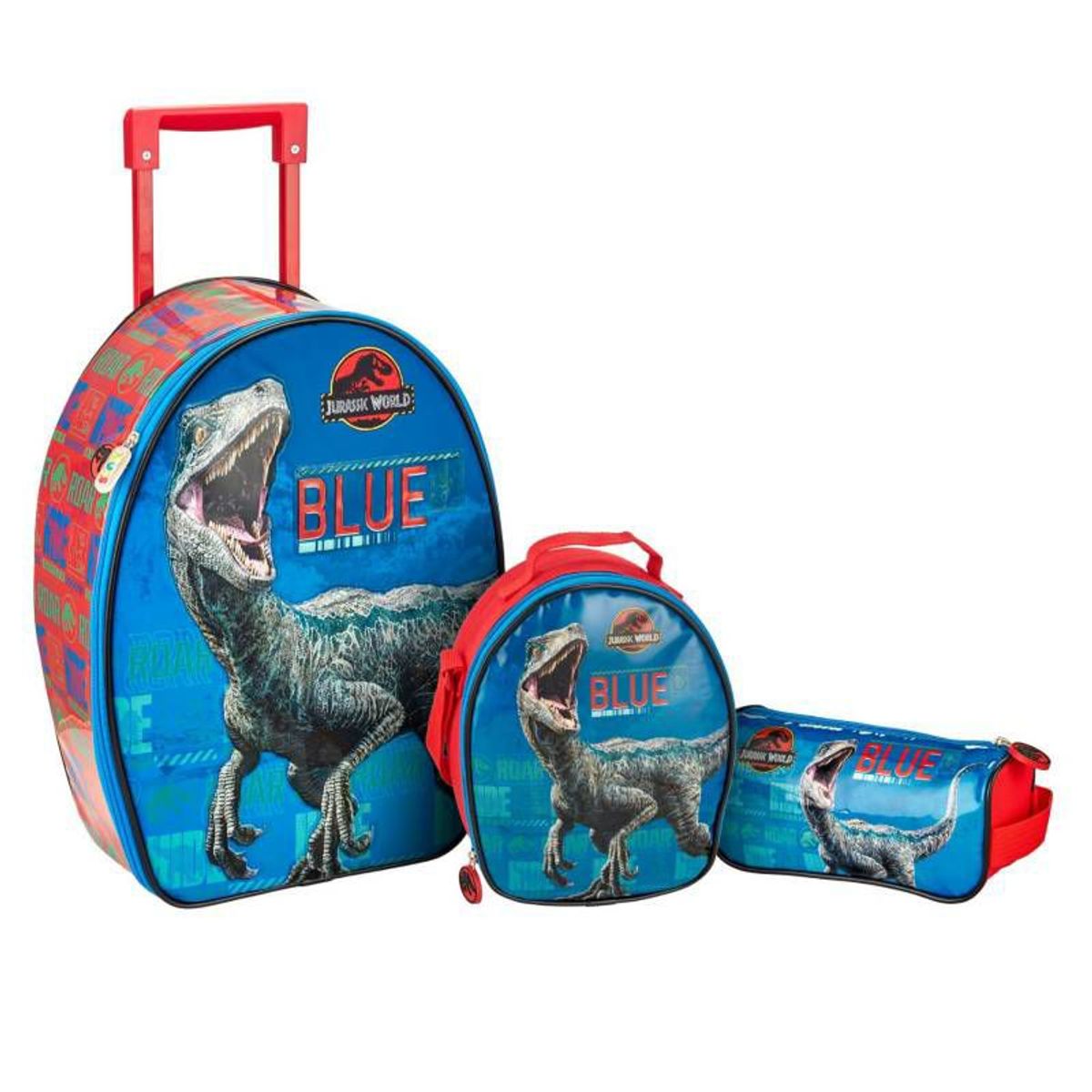 SCOOL - MALETA SET SCOOL RANGER PVC GRANDE JURASSIC