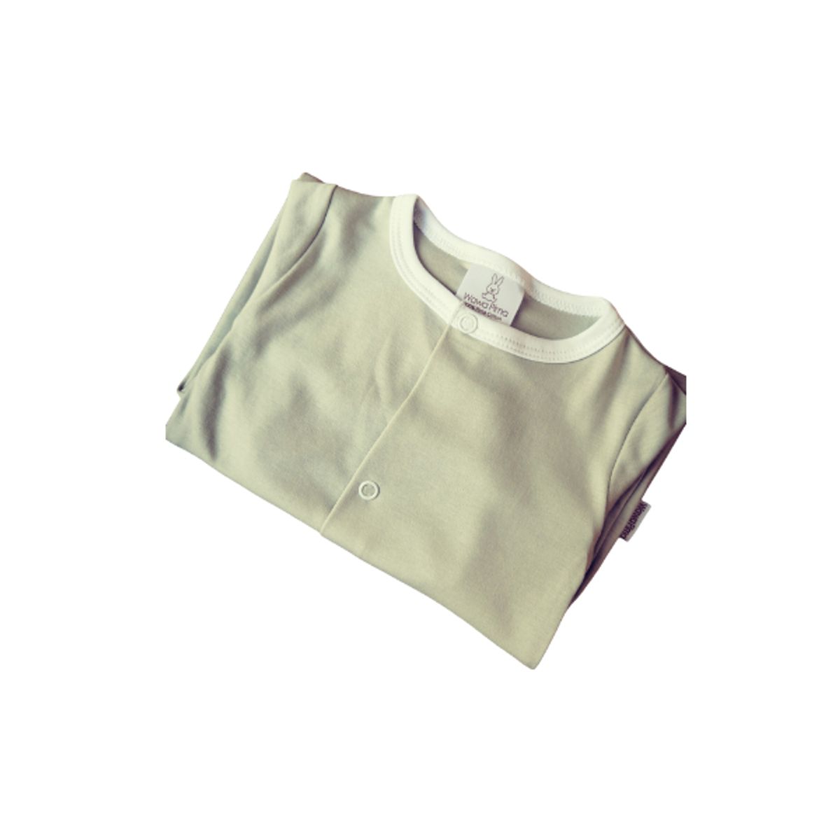 WAWA PIMA - PIJAMA BEBE NIÑO-NIÑA CON PIE VERDE HOJA