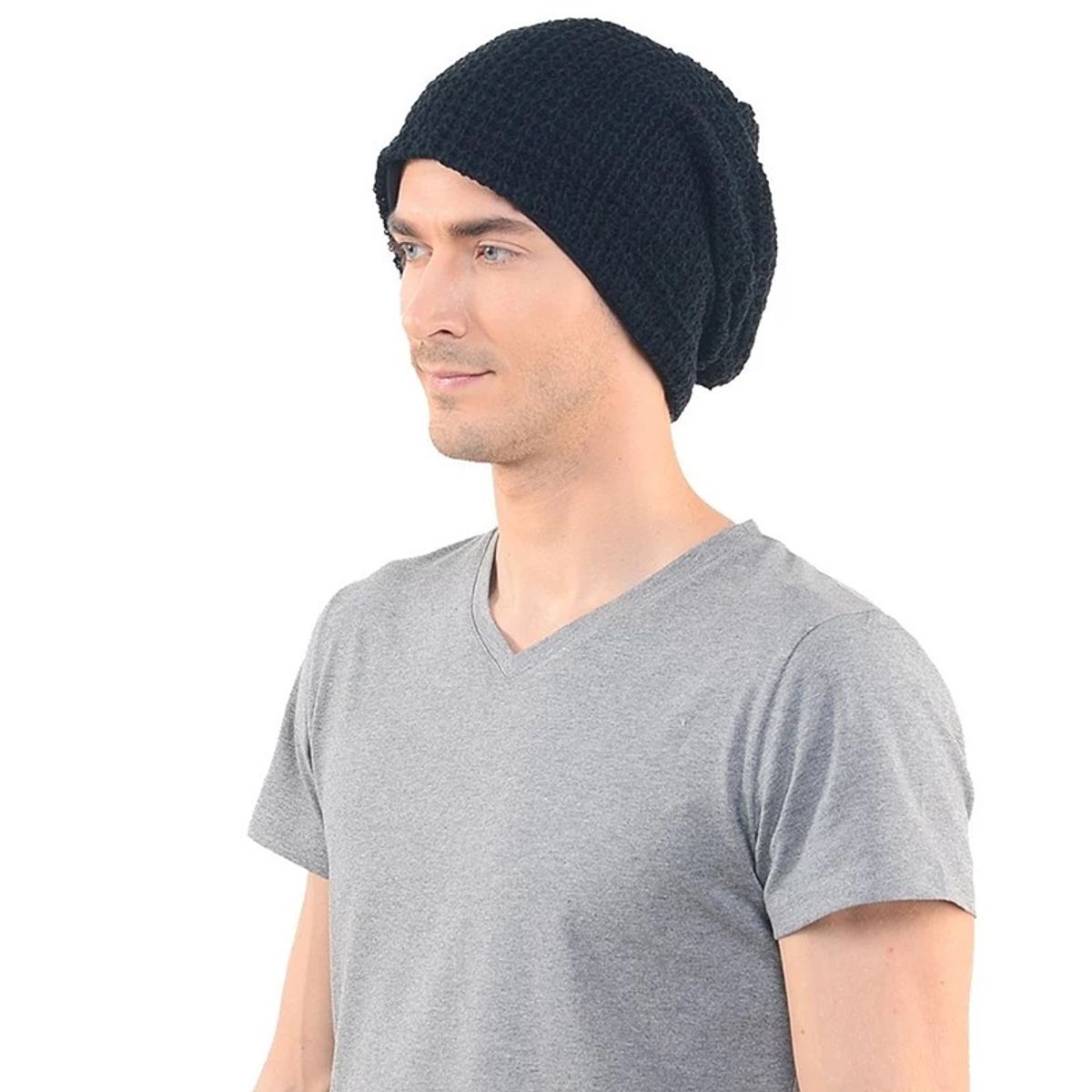KAST PE - Beanie Sky con Doble Capa de Tejido  Negro