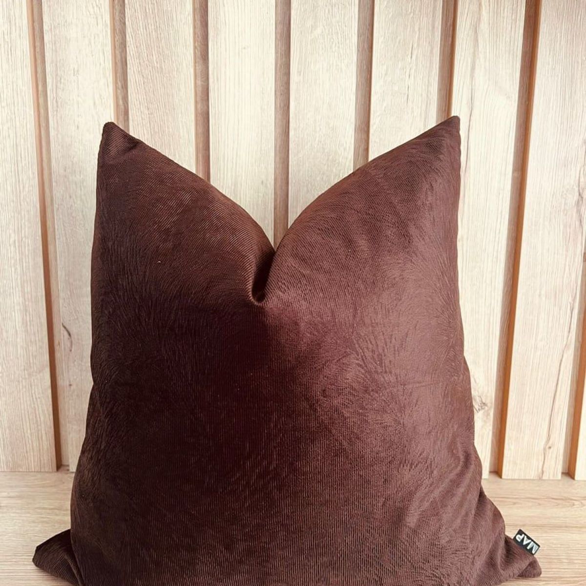 MAP DESIGN HOME - Funda De Cojin Madri Chocolate 45 x 45cm