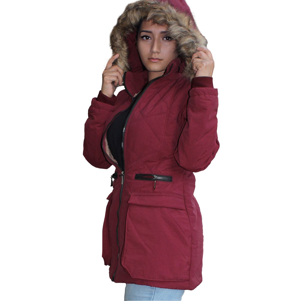 GENERICO - Casaca Parka Abrigo de Invierno para Mujer