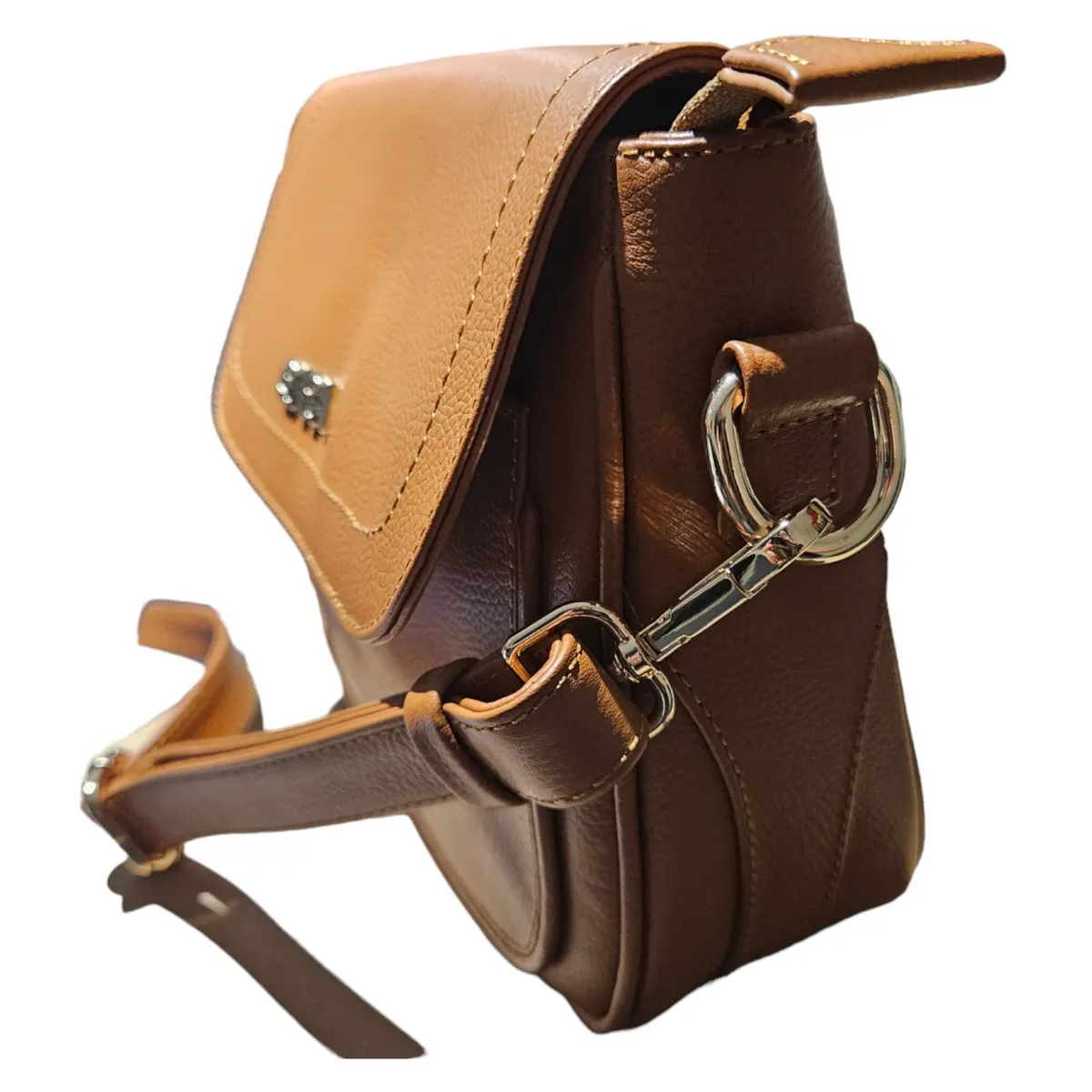 QARA - Morral en cuero genuino Mel