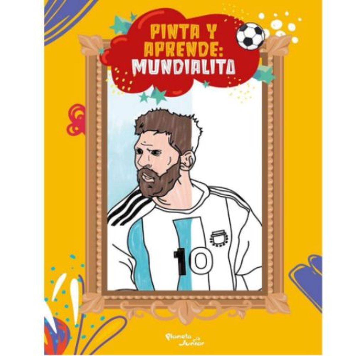 GENERICO - LIBRO DE ACTIVIDADES PINTA Y APRENDE MUNDIALITO  FUTBOL