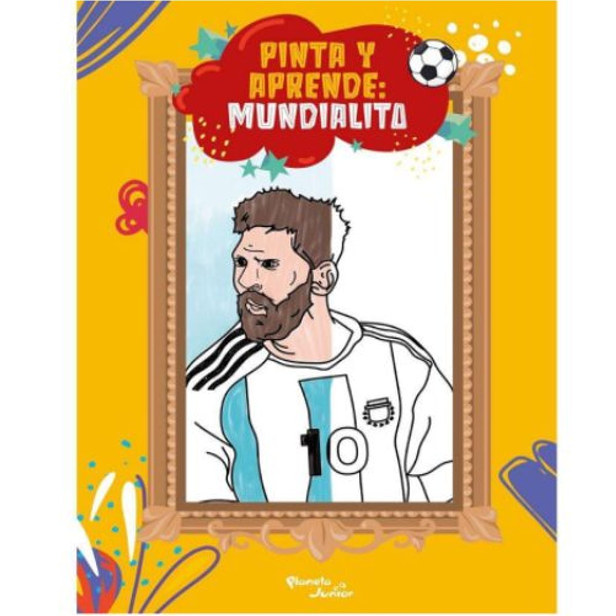 GENERICO - LIBRO DE ACTIVIDADES PINTA Y APRENDE MUNDIALITO  FUTBOL