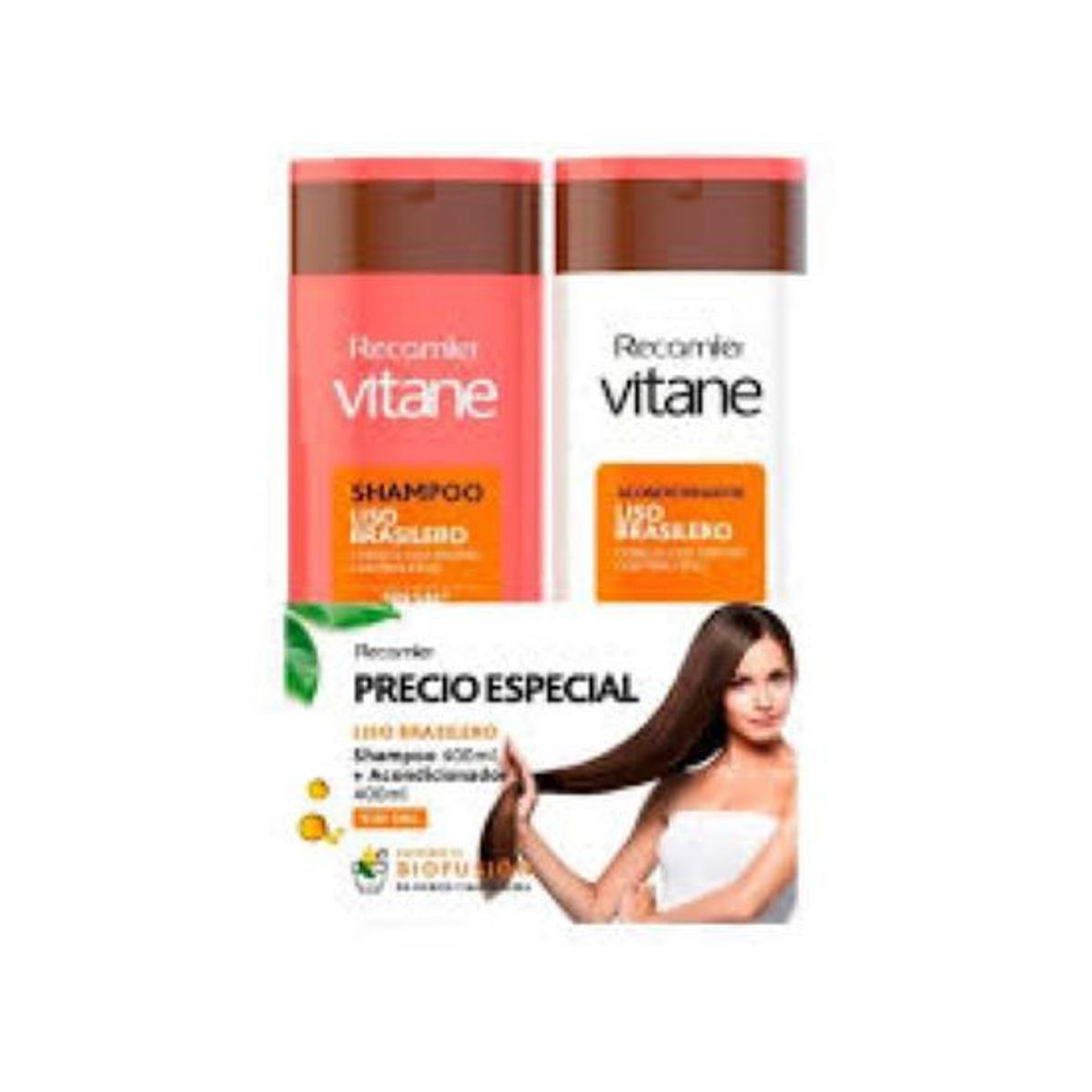 VITANE - Pack shampoo + acond. Liso Brasilero 400 ml