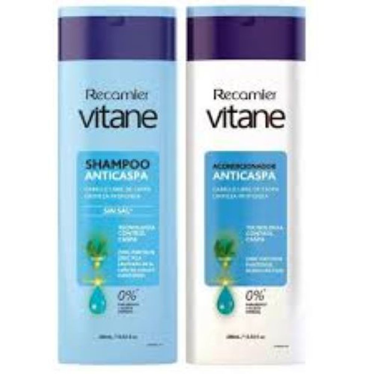 VITANE - Pack shampoo + acond. - Anticaspa -  400 ml