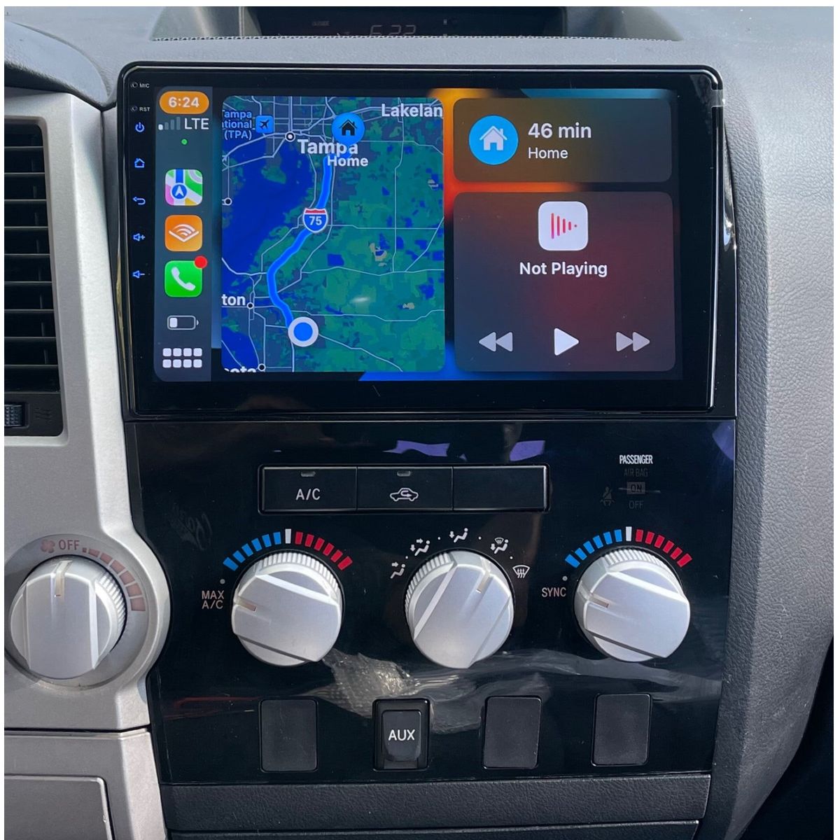 GENERICO - Autoradio Toyota Tundra Sequoia 2008-2013 +Cámara Full HD