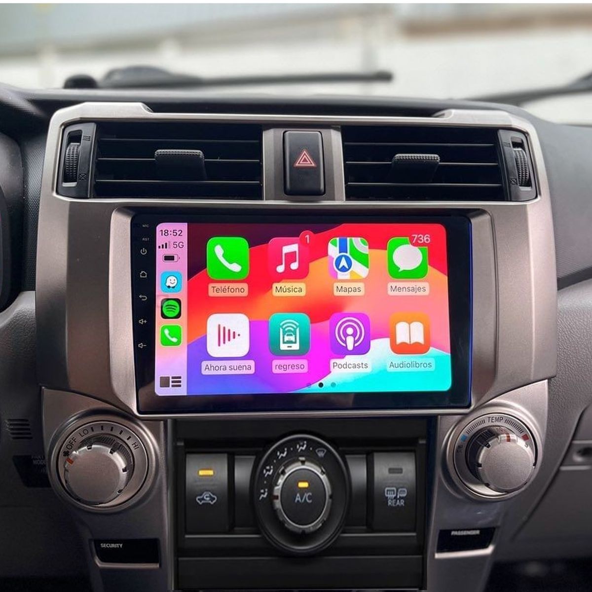 GENERICO - Autoradio Toyota 4Runner-2010-2020 +Cámara Full HD