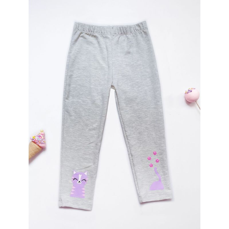 KIDS MASHMELO - Leggings para Niña con Estampado de Gato Kids Mashmelo