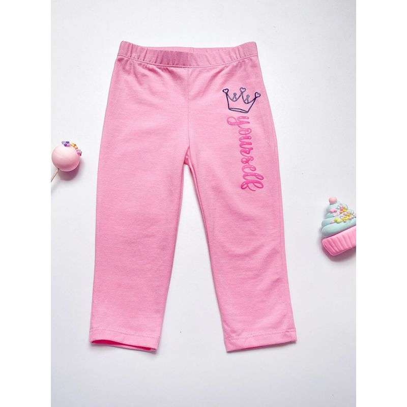 KIDS MASHMELO - Leggin para Niña con Estampado Corona Kids Mashmelo