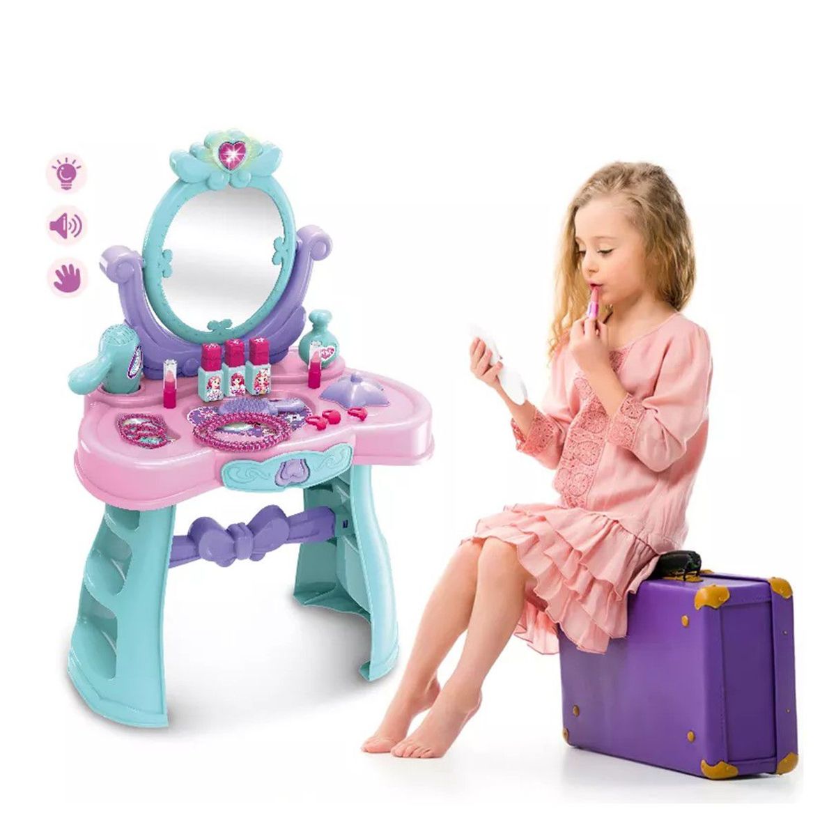 GENERICO - Set de Belleza Tocador Grande Juguete Para niños