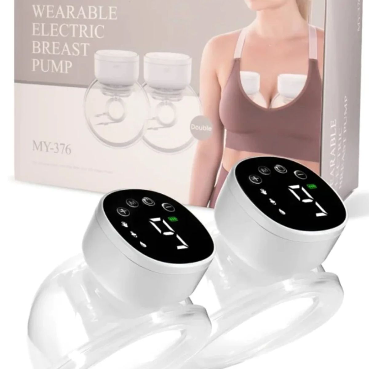 GENERICO - EXTRACTOR DE LECHE ELECTRICO MANOS LIBRES x2piezas