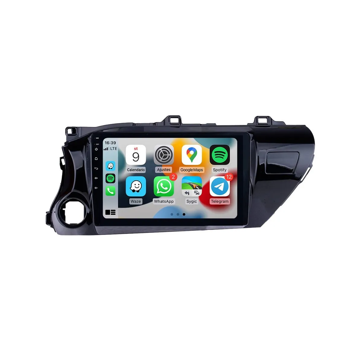 GENERICO - Autoradio Toyota Hilux Revo 2016-2021 +Cámara Full HD