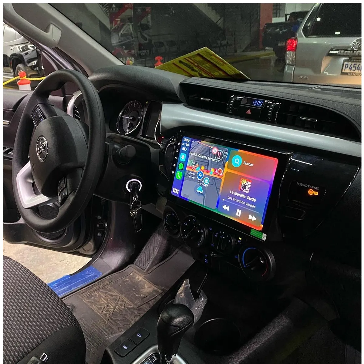 GENERICO - Autoradio Toyota Hilux Revo 2016-2021 +Cámara Full HD