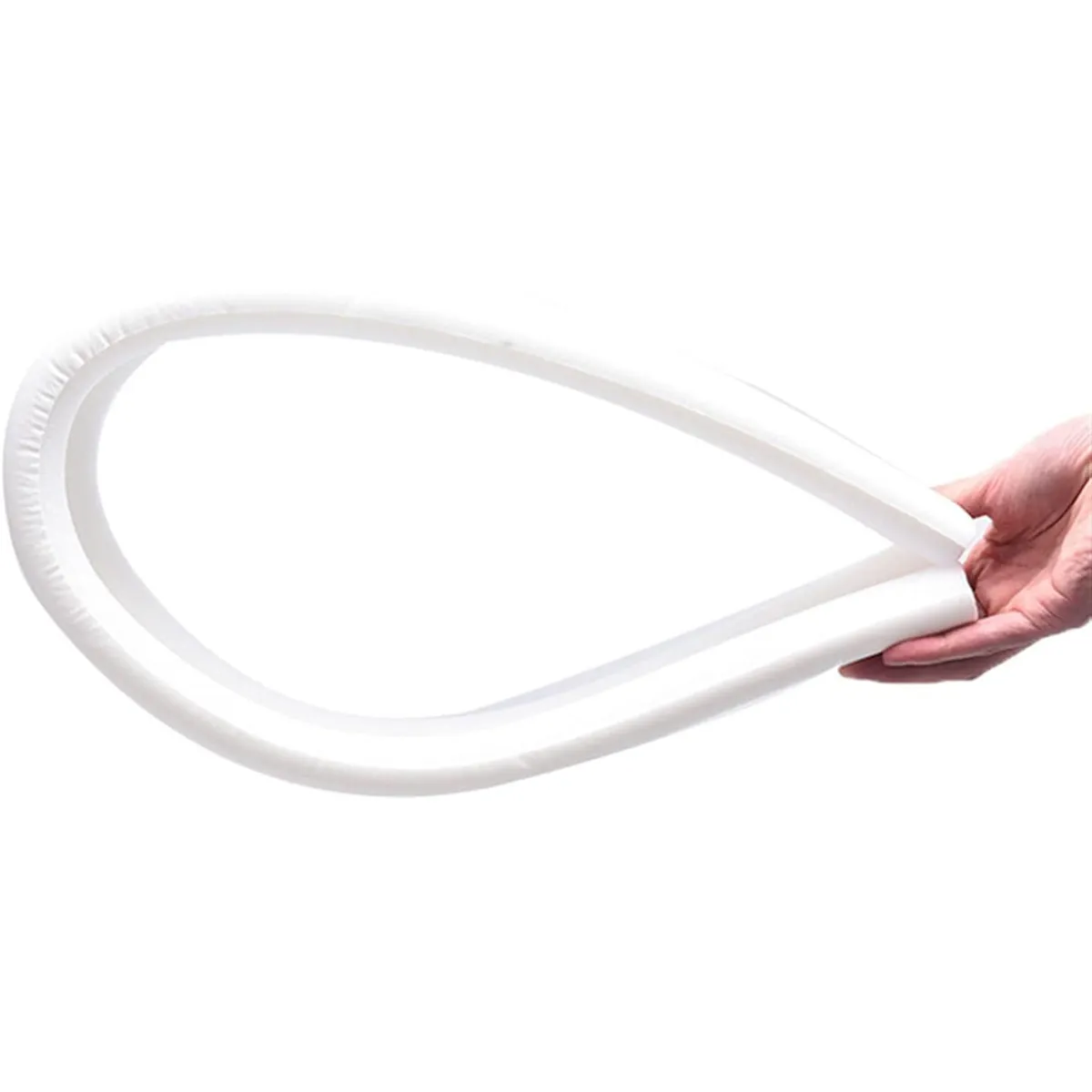 GENERICO - Protector Espuma Burlete Para Puerta Bloqueador Polvo Suciedad BLANCO