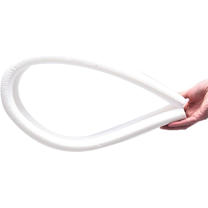 GENERICO - Protector Espuma Burlete Para Puerta Bloqueador Polvo Suciedad BLANCO