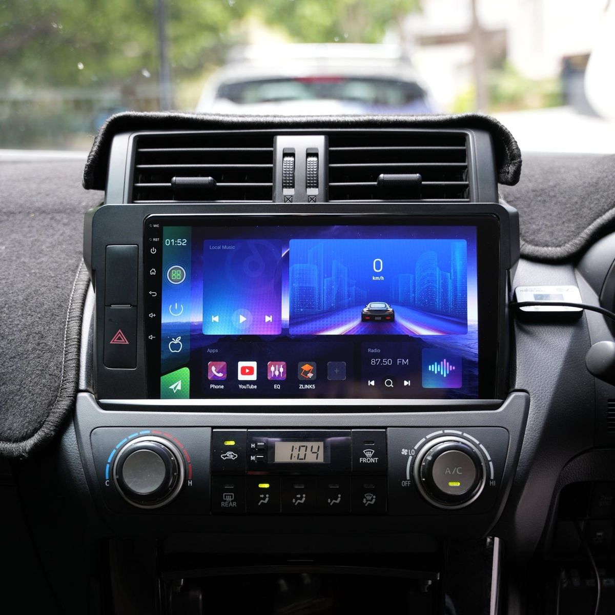 GENERICO - Autoradio Toyota Land Cruiser Prado 2014-2018 +Cámara Full HD