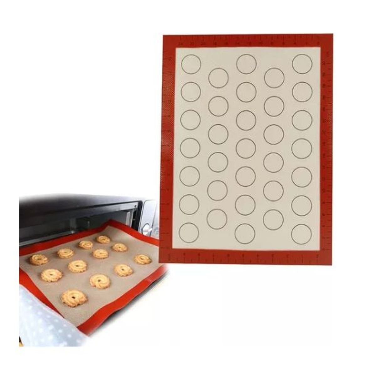 GENERICO - Tapete para hornear galletas multiusos