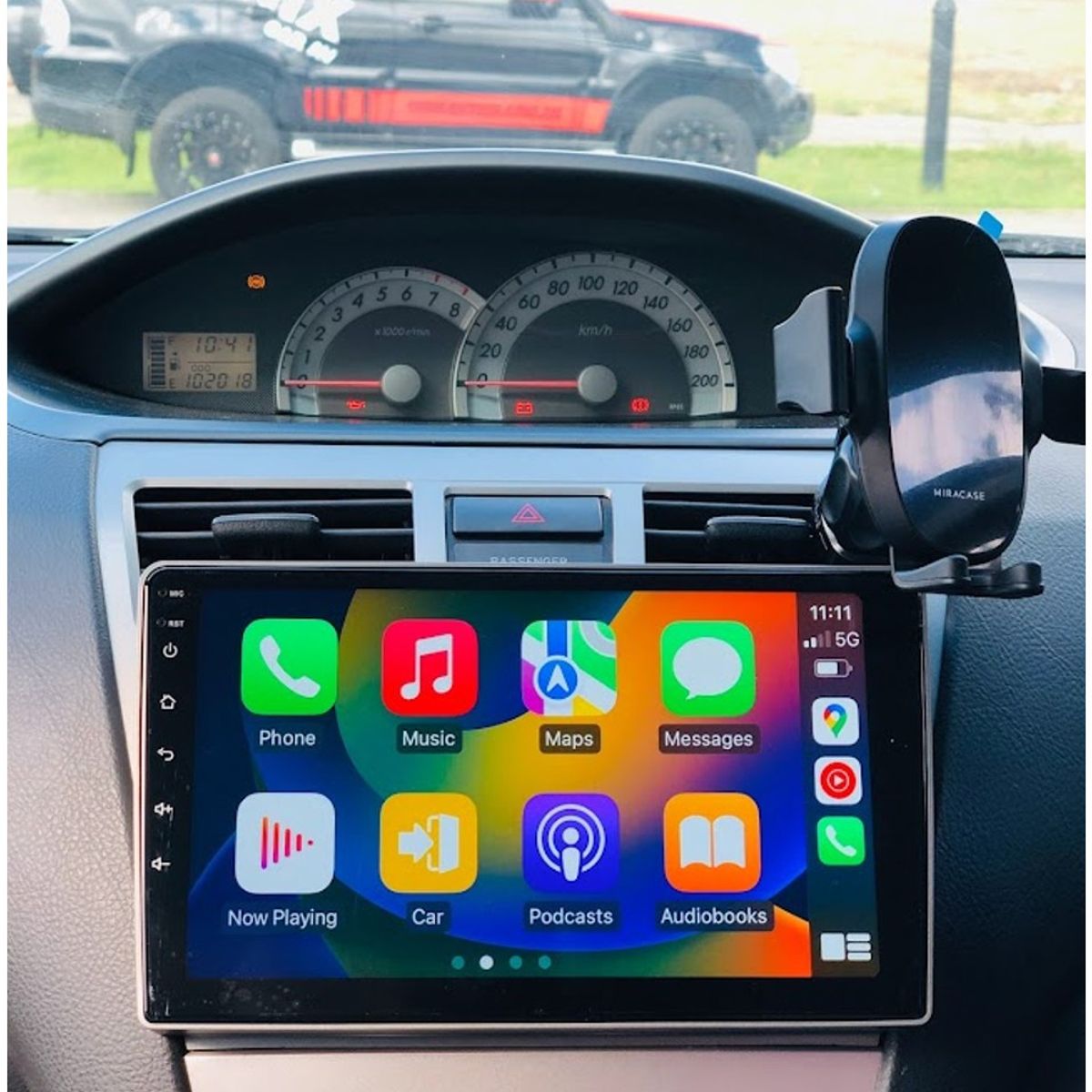 GENERICO - Autoradio Toyota Yaris 2007-2012 +Cámara Full HD