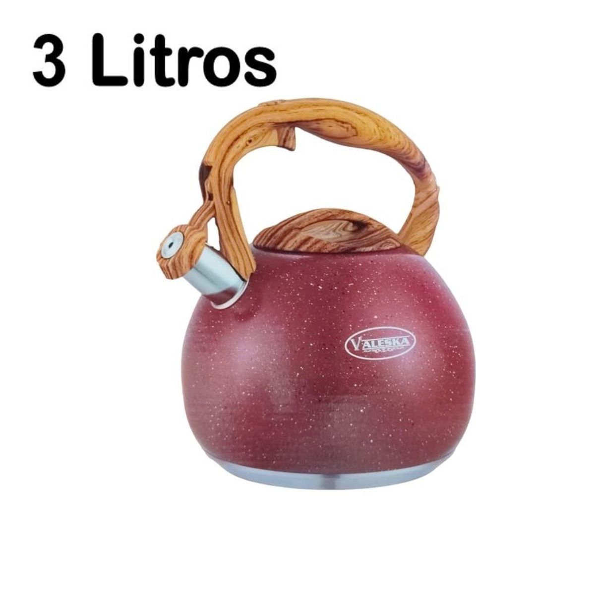 GENERICO - Tetera silbadora en piedra roca volcánica VL-MK390 Valeska