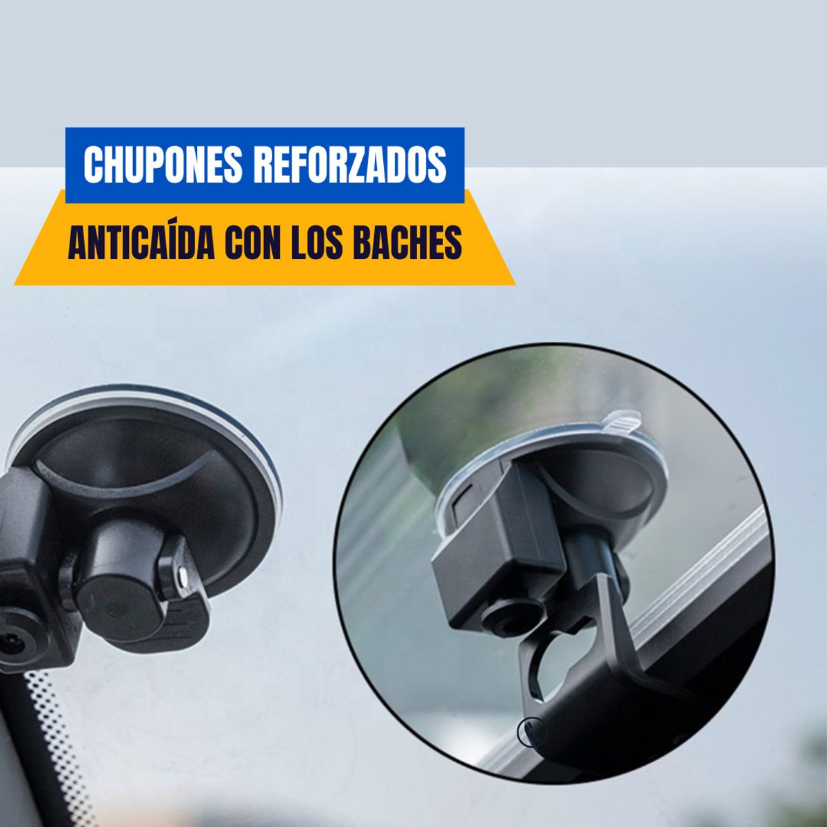 CARJOLLITY - Tapasol retráctil reforzado PREMIUM color celeste auto