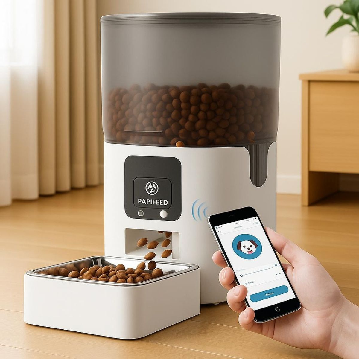 GENERICO - Alimentador Automatico Mascotas 6 Litros