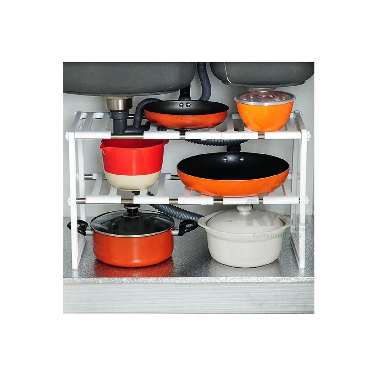 GENERICO - Estante para Gabinete de Cocina Ahorro de Espacio