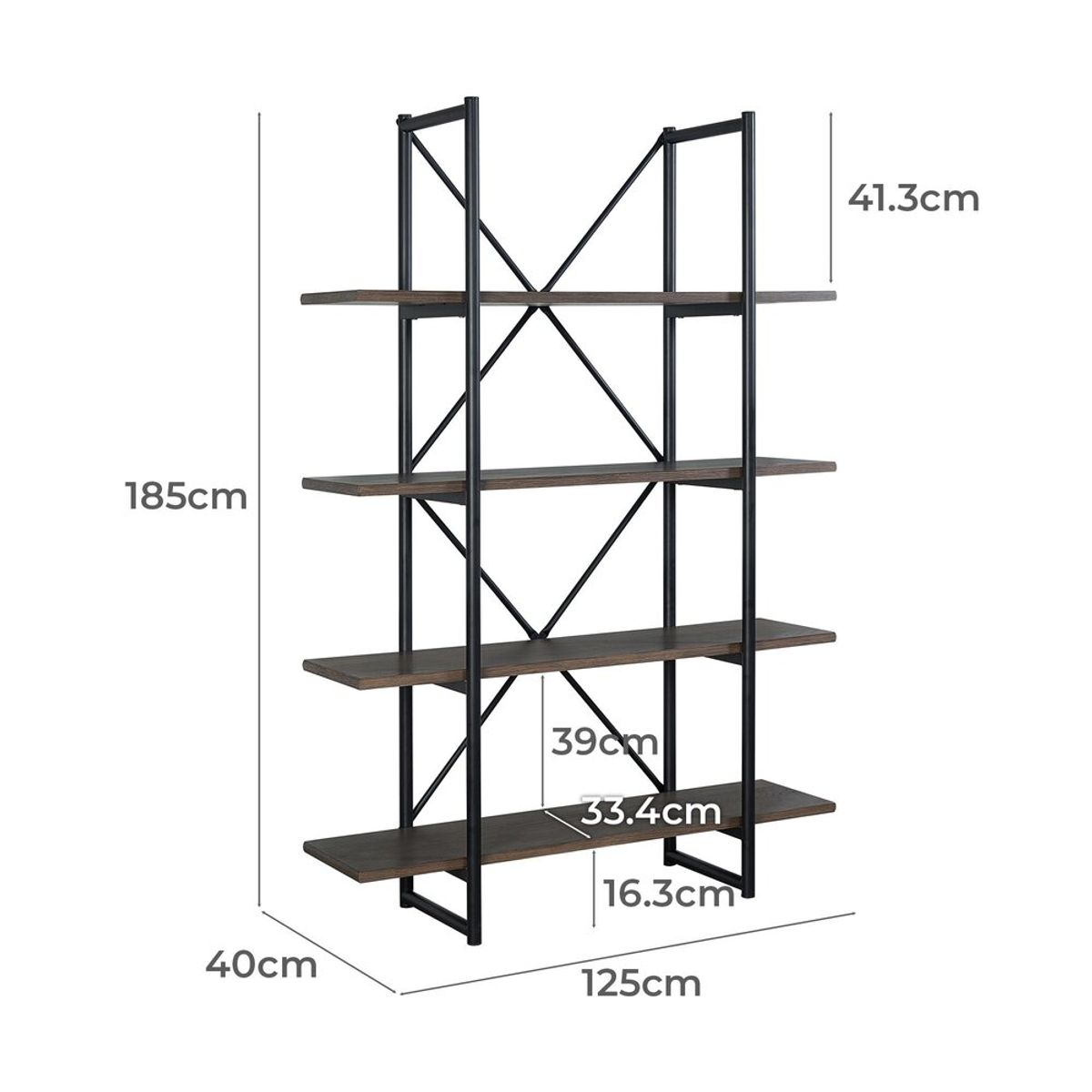 CENTRAL DECCO - ESTANTE 4 NIVELES LILA