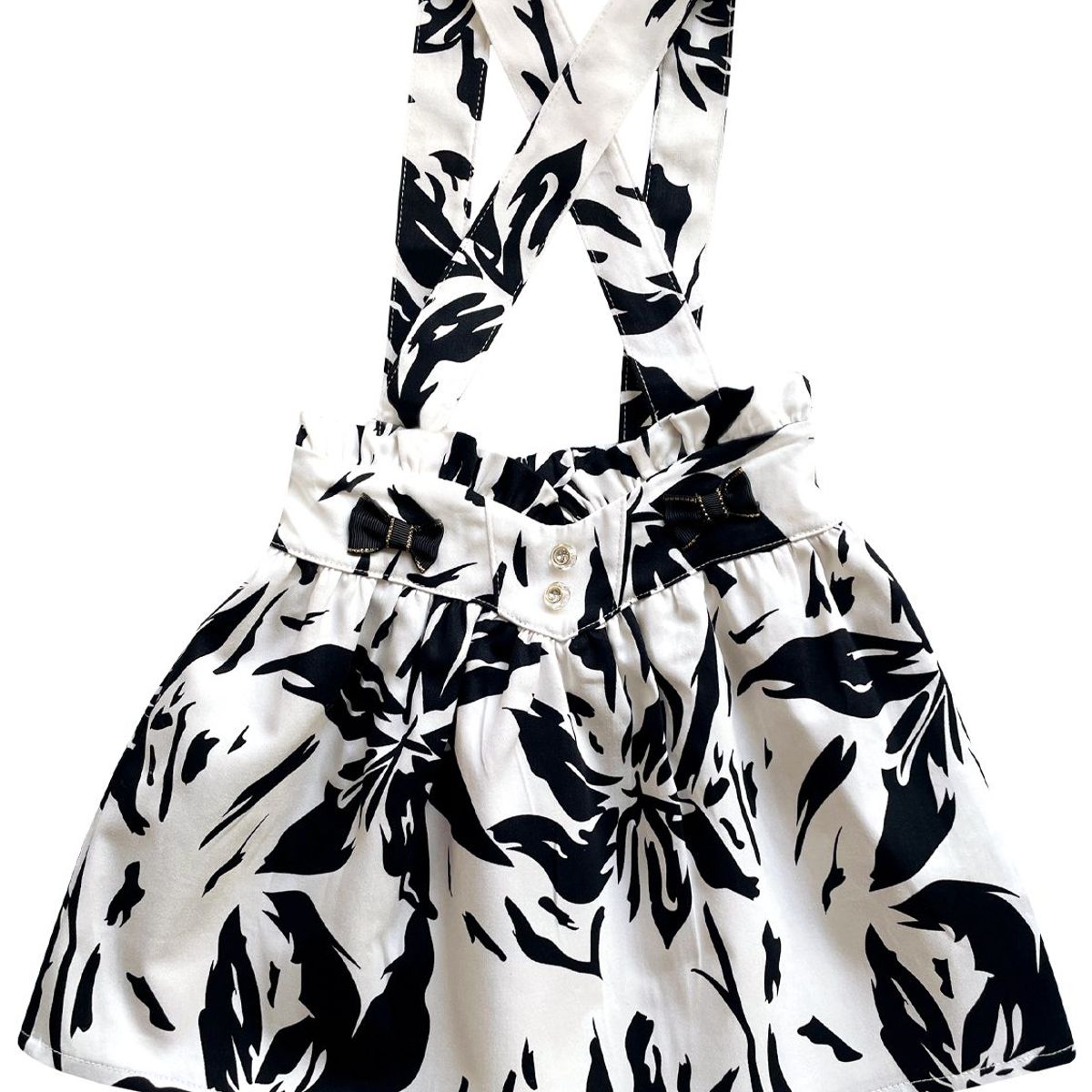 KIDS MASHMELO - Jumper para Niña con Pretina de Corazón y Volante Kids Mashmelo”