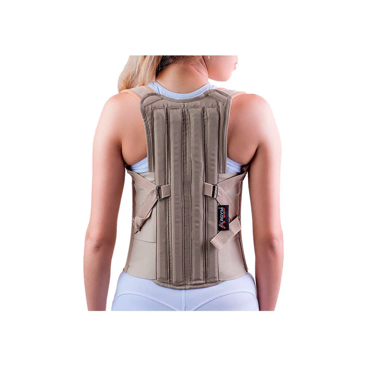 GENERICO - Faja Soporte Dorso  Lumbar Proteccion de Columna Lumbar M
