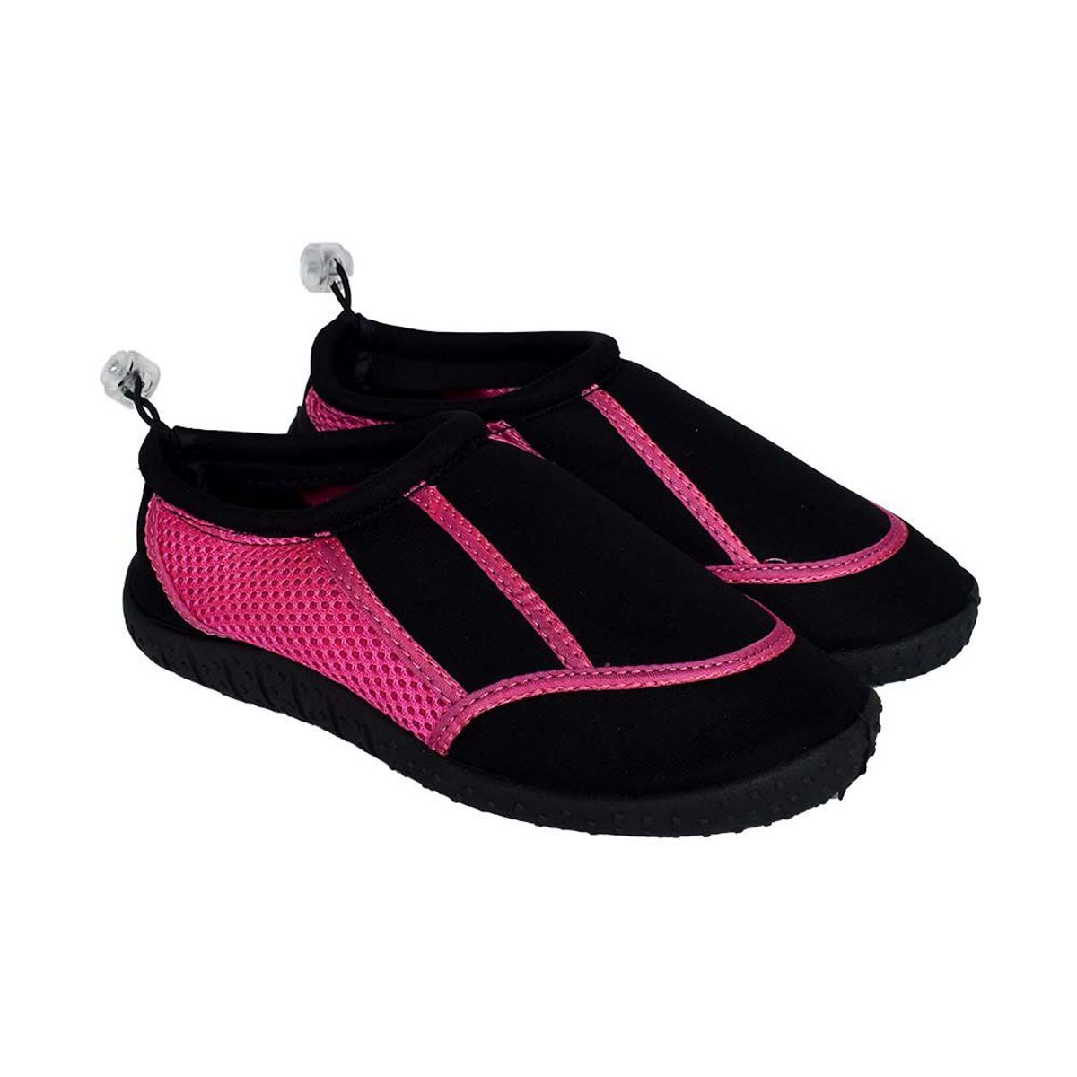 GENERICO - AQUASHOES - ZAPATILLAS DE AGUA PUNTA SAL NEGRO FUCSIA TALLAS 35 AL 40
