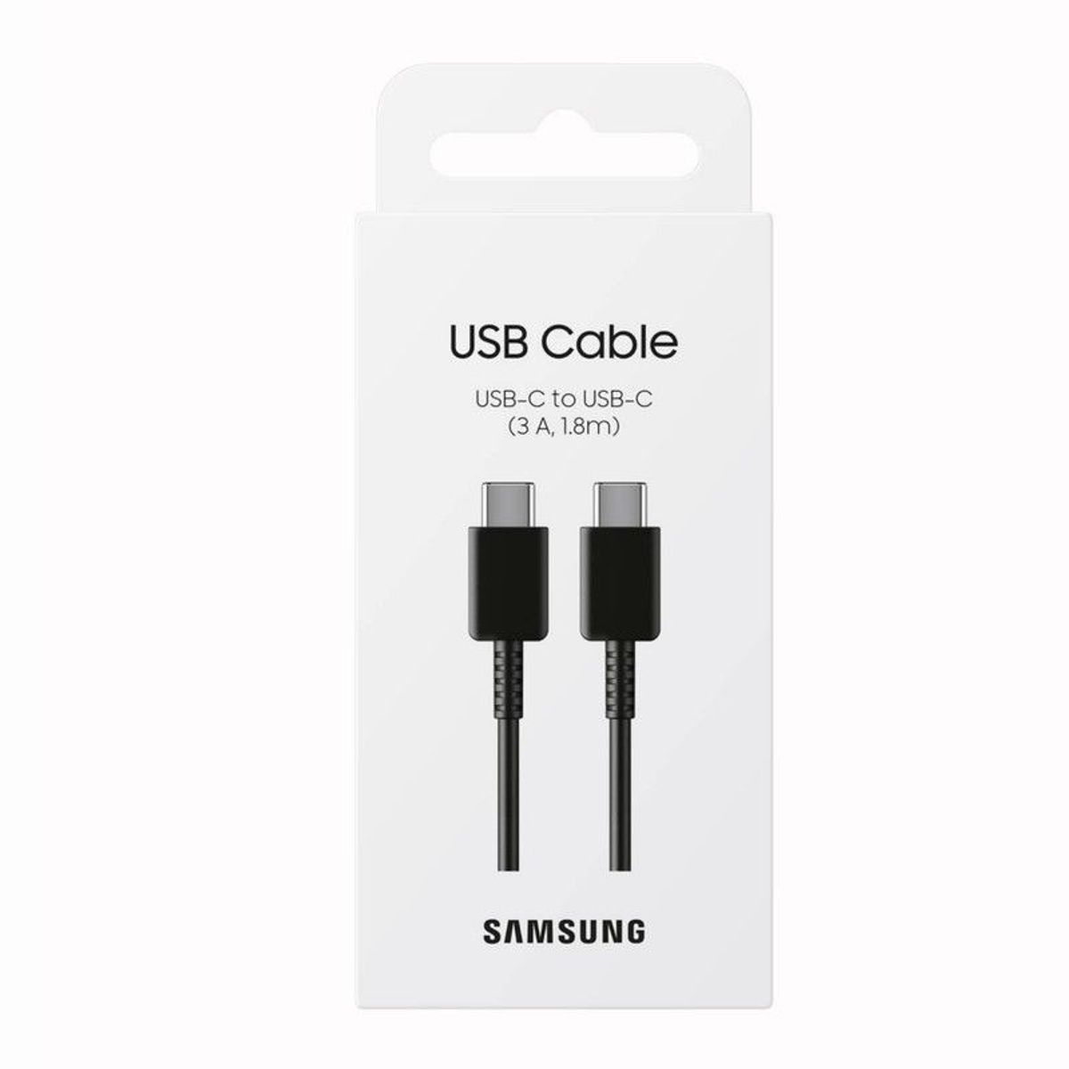 SAMSUNG - Cable Samsung Usb C a Usb C 18m 3A - Negro