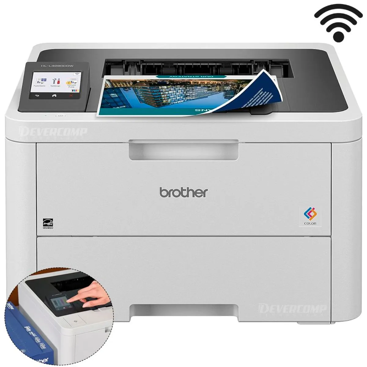 BROTHER - Impresora Brother HL-L3280CDW Laser Color Duplex Wifi