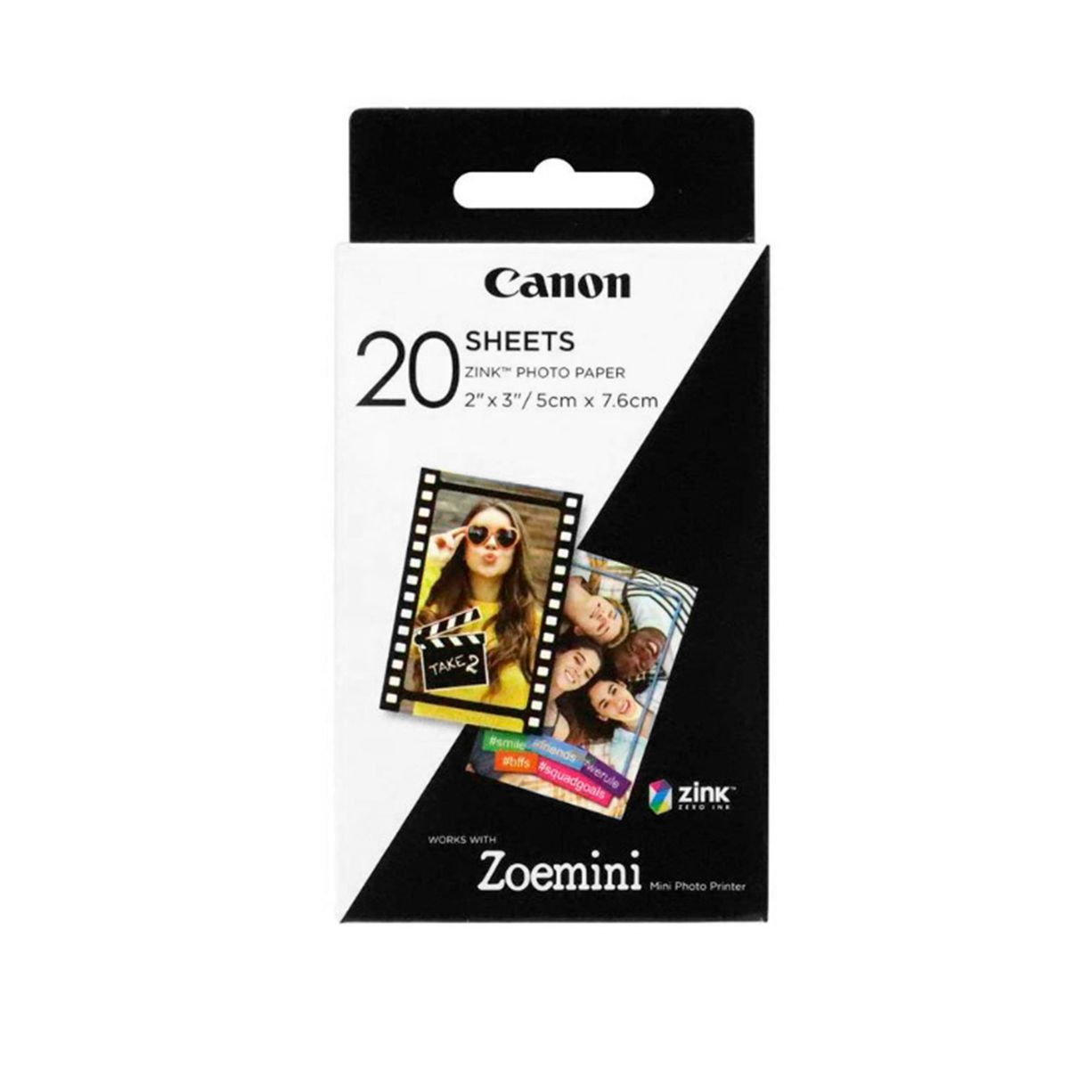 ZINC - PAPEL FOTOGRÁFICO ZINK 2030, PACK DE 20 UND