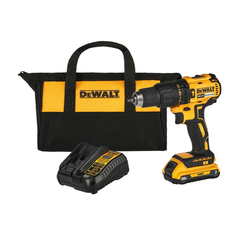 DEWALT - Taladro Percutor 1/2" 20V XR 65Nm 1 Bat 3.0 Ah Dewalt DCD7781L1-B2