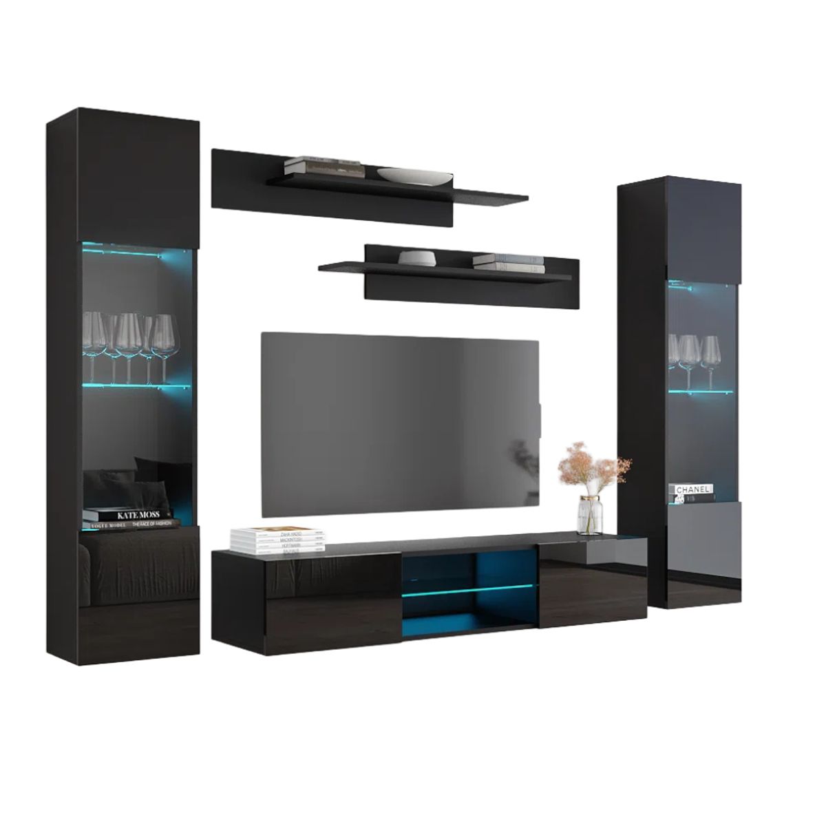 CENTRAL DECCO - CENTRO DE TV WALKER NEGRO