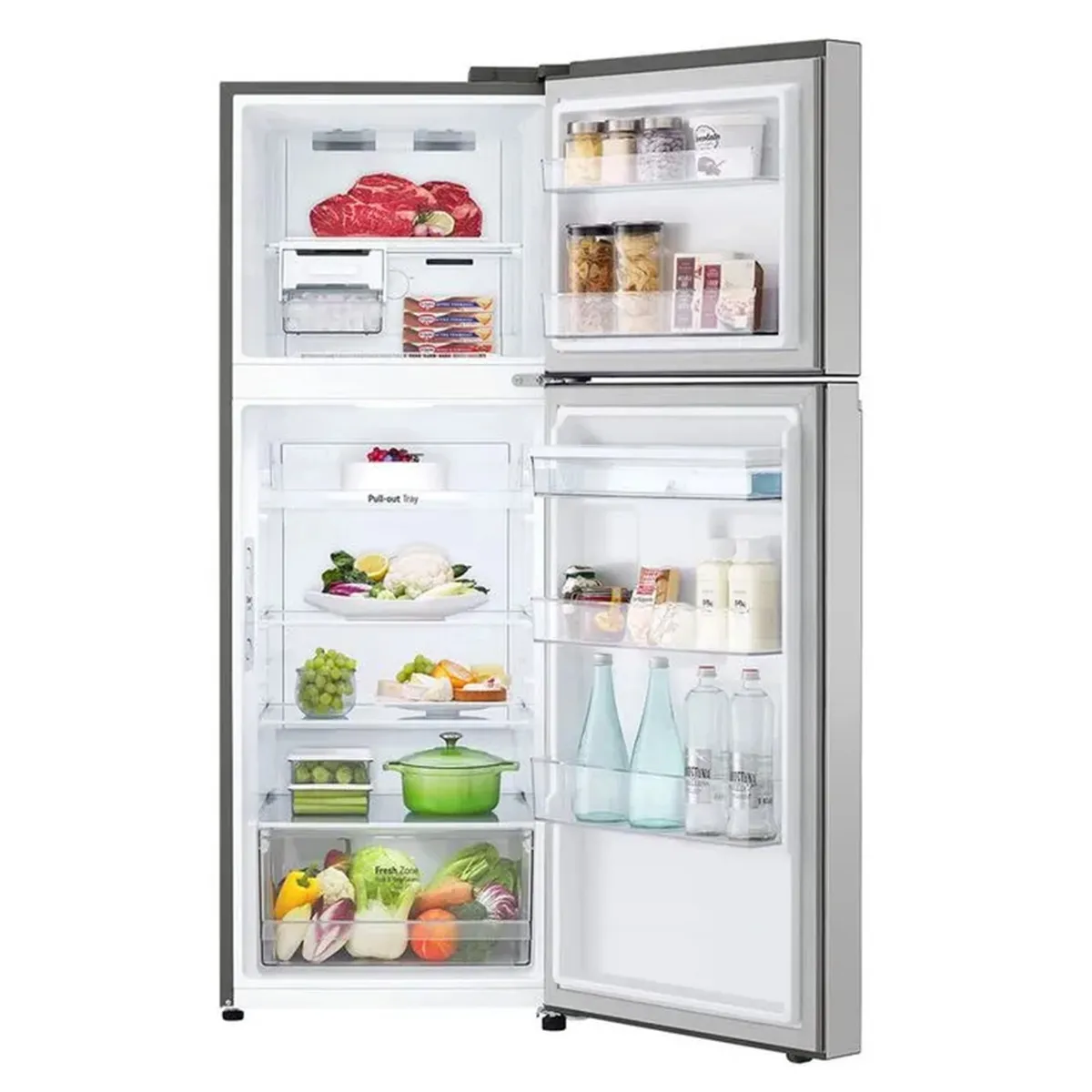 LG - Refrigeradora LG 314LT Door Cooling Top Freezer GT31WPP