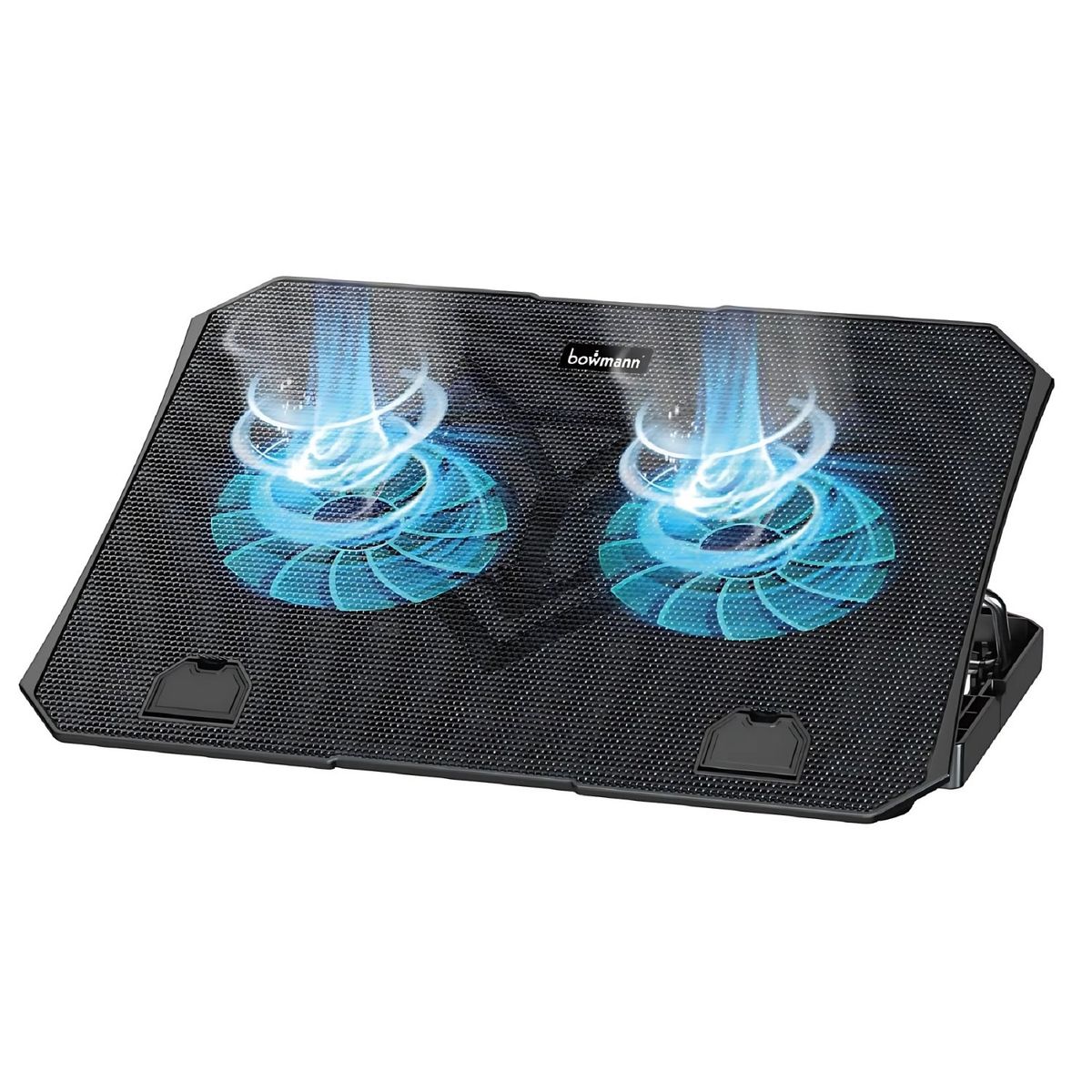 BOWMANN - Cooler para Laptop de 2 Ventiladores LED BOWMANN BWC2V
