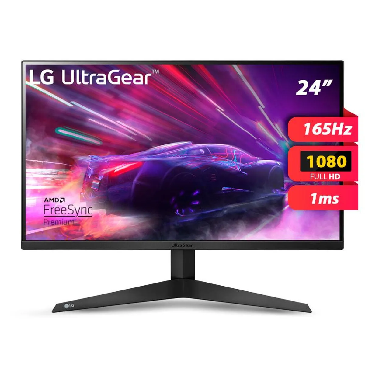 LG - Monitor LG 24GQ50F-B Gaming UltraGear 24″ 165hz AMD FreeSync Premium