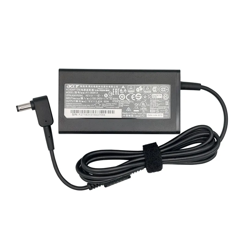 ACER - CARGADOR PARA ACER 19V 3.42A 65W, PUNTA 5.5*1.7MM, MODEL A11-065N1A