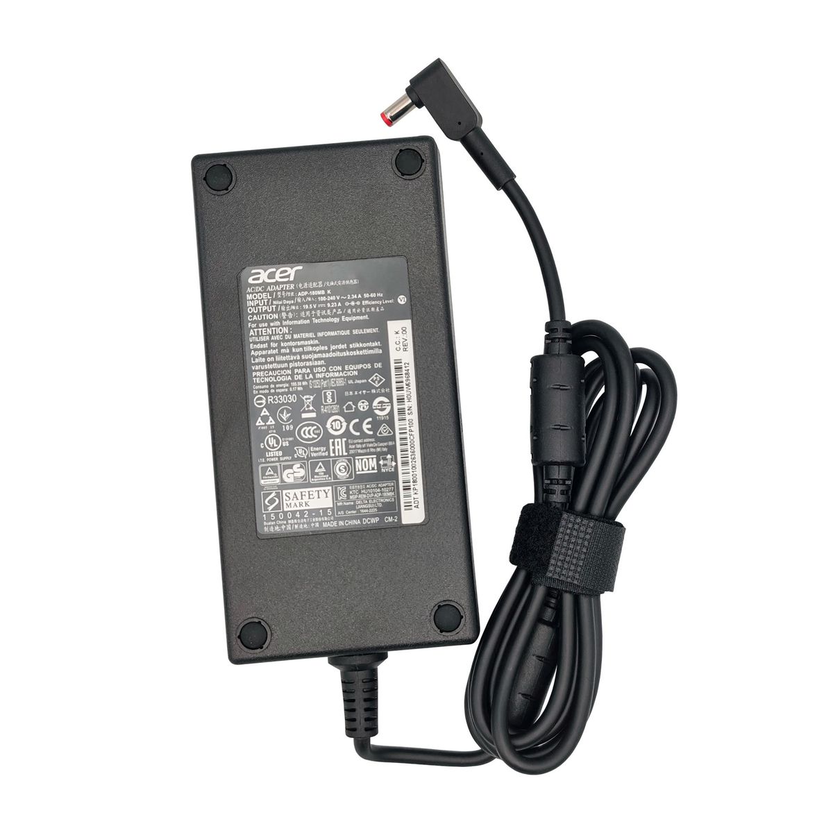 ACER - CARGADOR PARA ACER 19.5V 9.23A 180W PUNTA 5.5*1.7MM MODEL ADP-180MB K