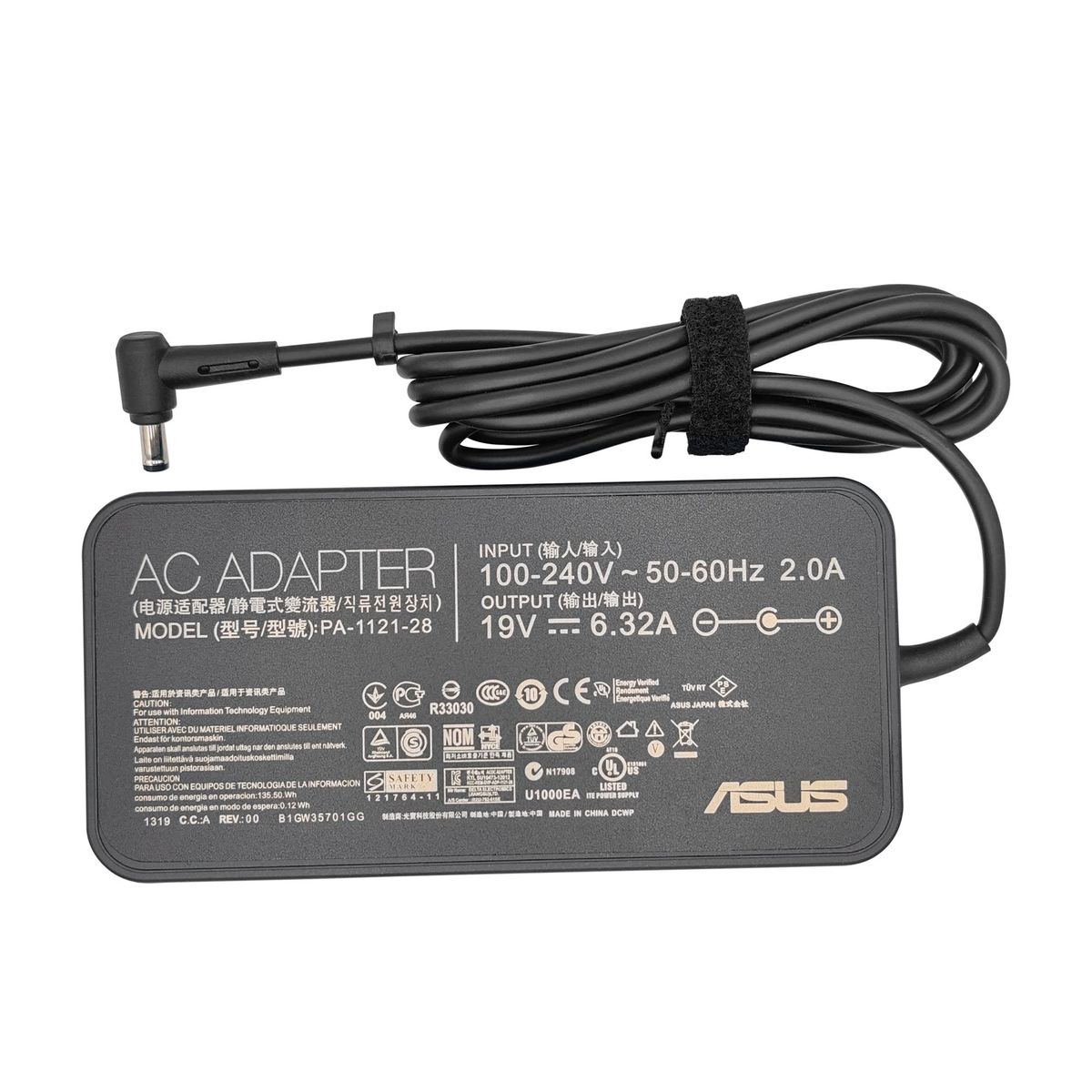 ASUS - CARGADOR PARA ASUS 19V 6.32A 120W, PUNTA 5.5*2.5MM, MODEL PA-1121-28